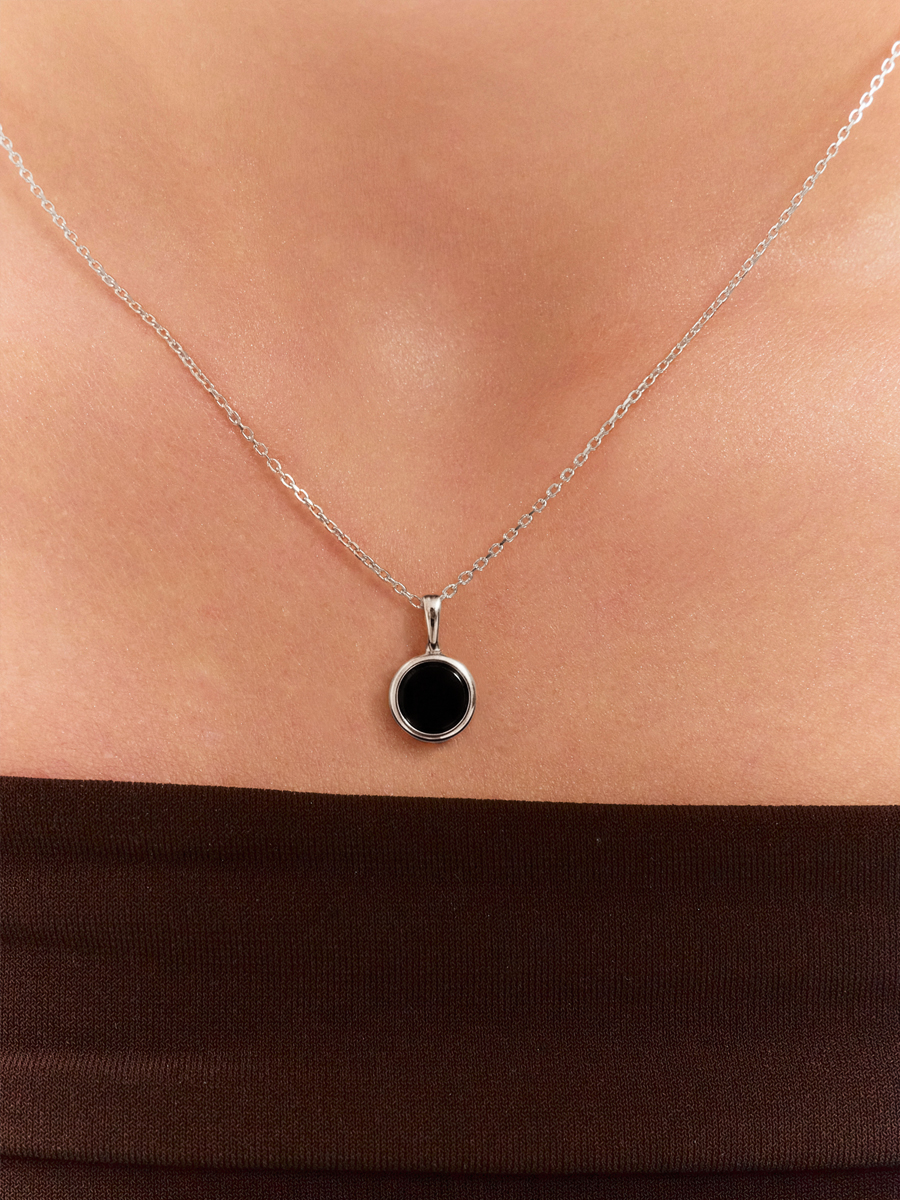 Подвеска серебряная 925 с агатом