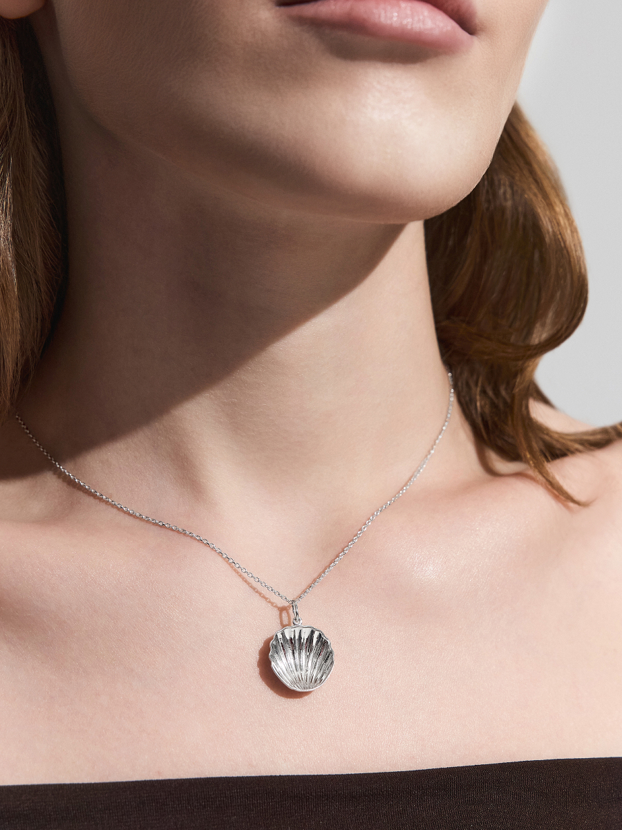 Подвеска серебряная 925 ракушка 