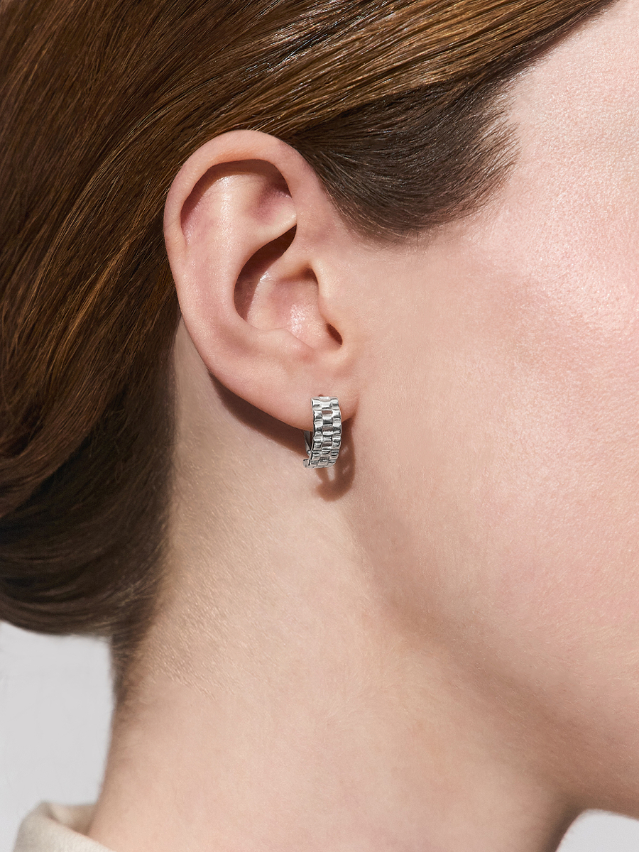 Серьги серебряные 925 без камней