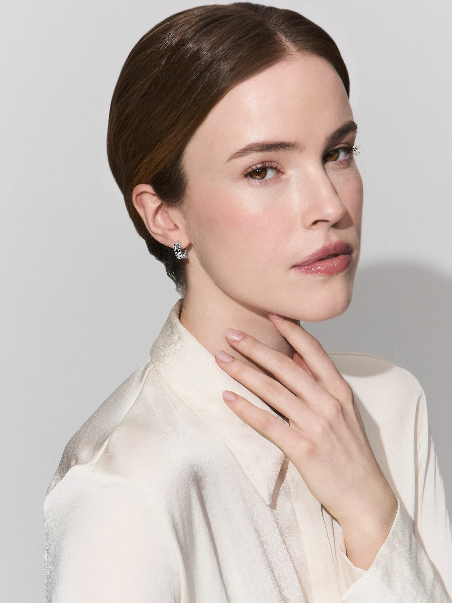 Серьги серебряные 925 без камней