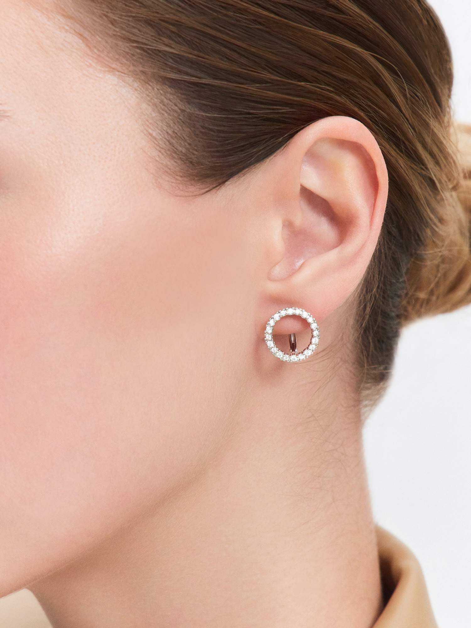 Серьги серебряные 925 с фианитами