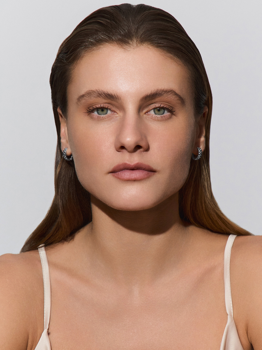 Серьги серебряные 925 без камней