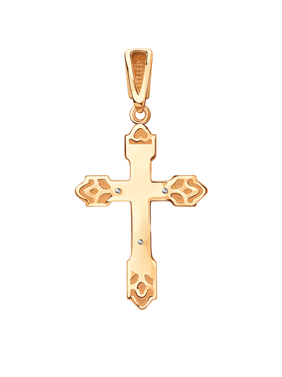 Крест православный золотой 585 