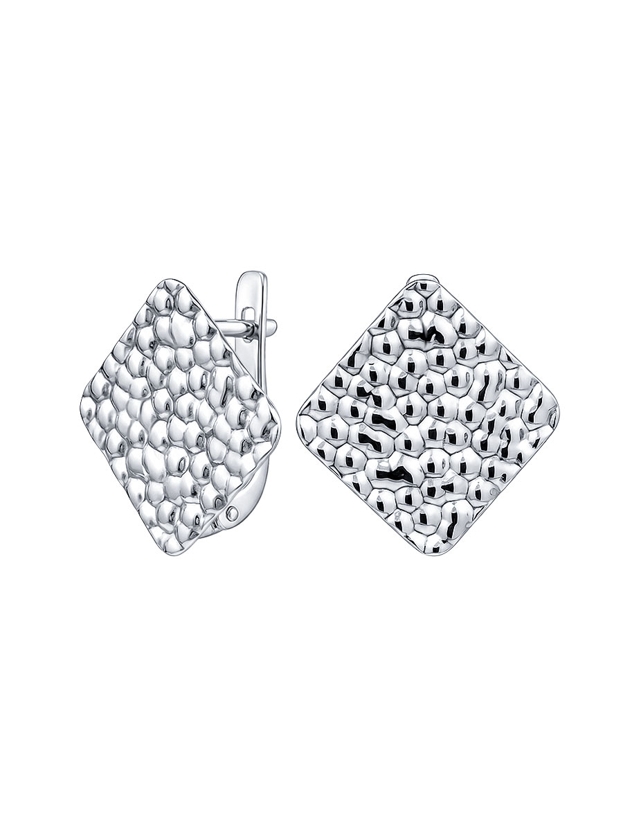 Серьги серебряные 925 без камней