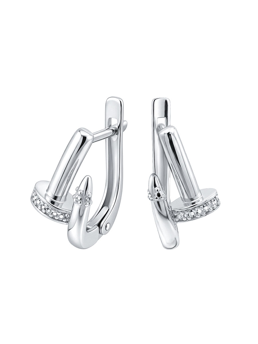 Серьги серебряные 925 гвозди