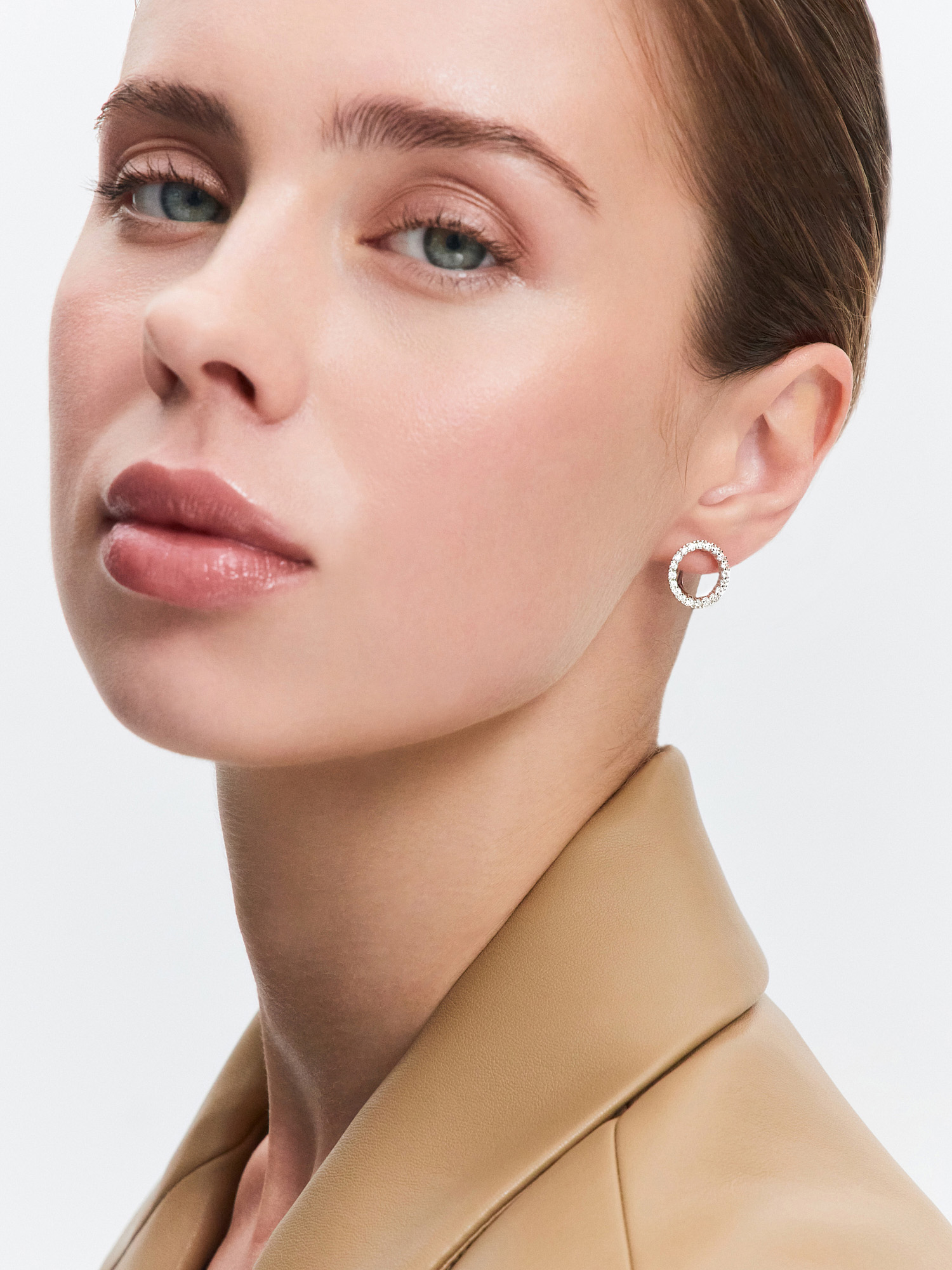 Серьги серебряные 925 с фианитами