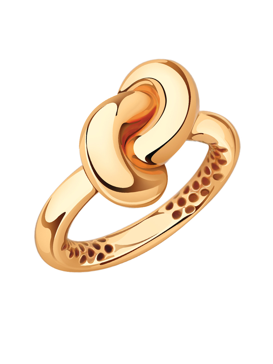 Кольцо золотое 585 без камней 