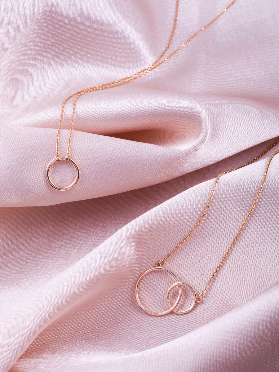 Колье золотое 585 чокер цепочка без камней 