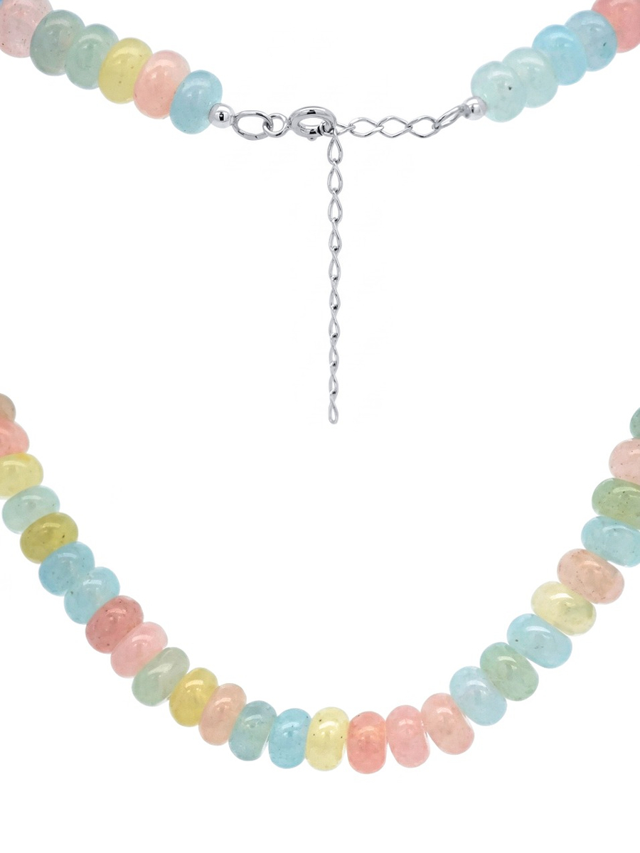 Бусы из бериллового кварца 925 