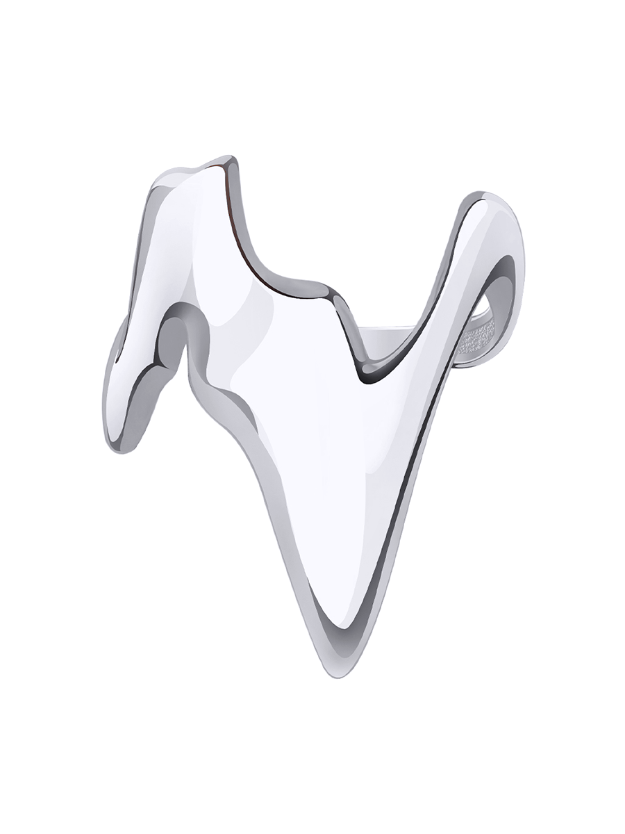 Кольцо из серебра 925 без камней