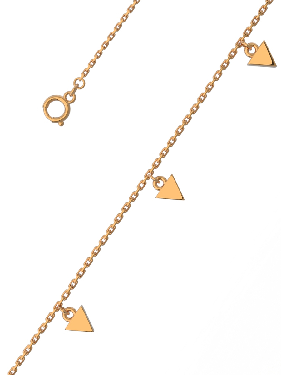 Браслет золотой 585 тонкий 