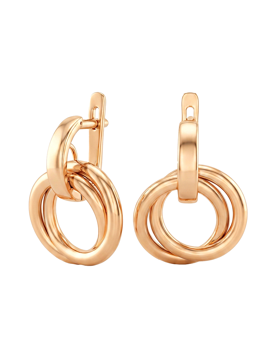 Серьги серебряные 925 без камней