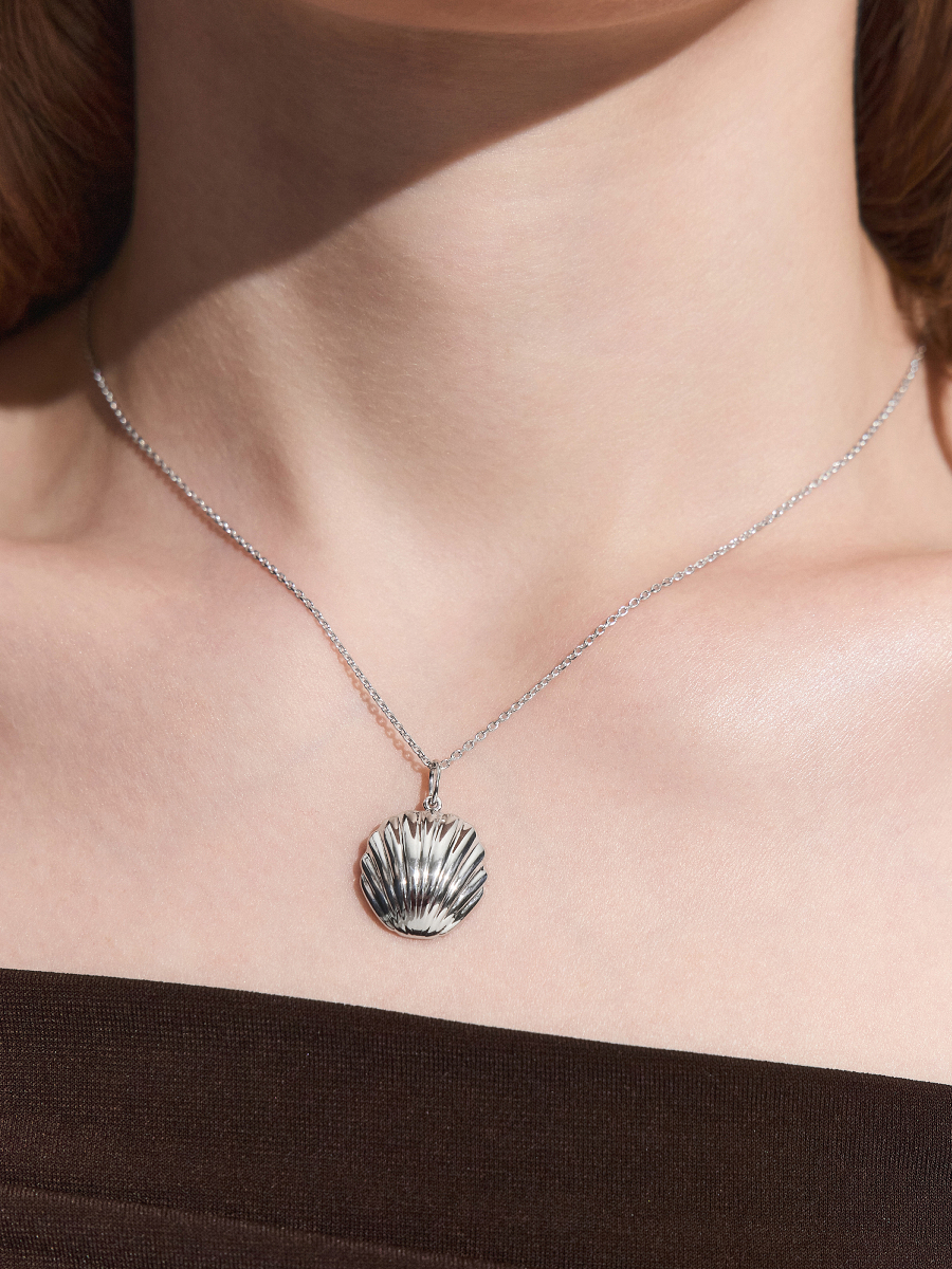 Подвеска серебряная 925 ракушка 