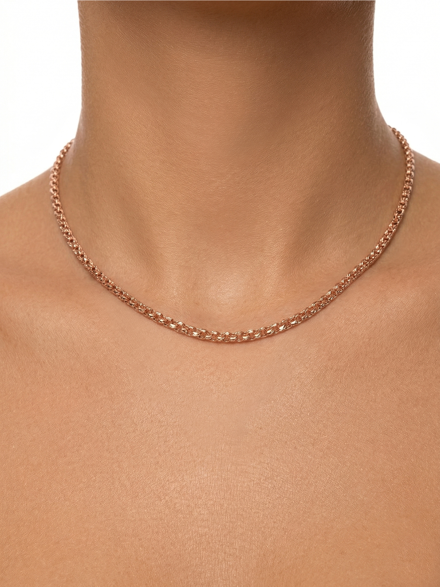 Цепь золотая 585 плетение Бисмарк 