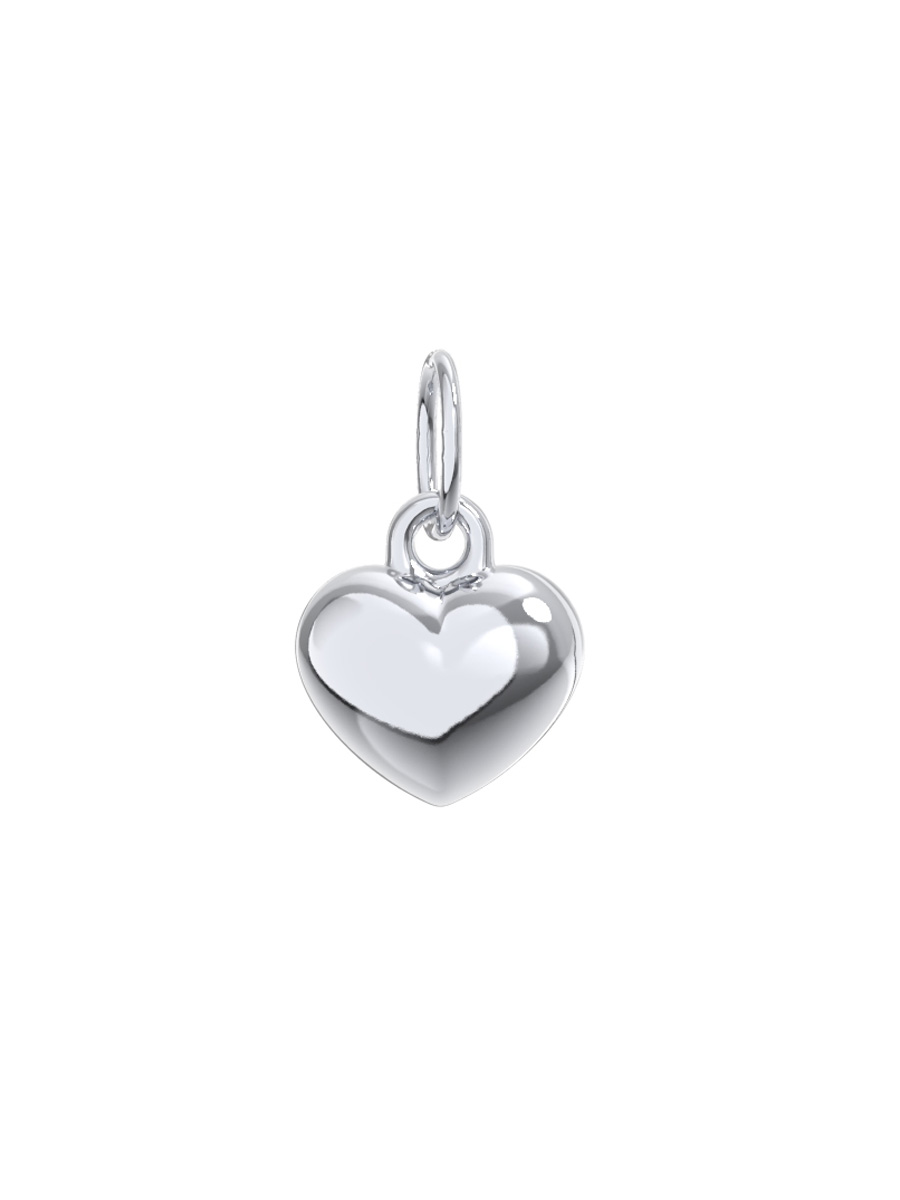 Подвеска сердце серебряное 925 