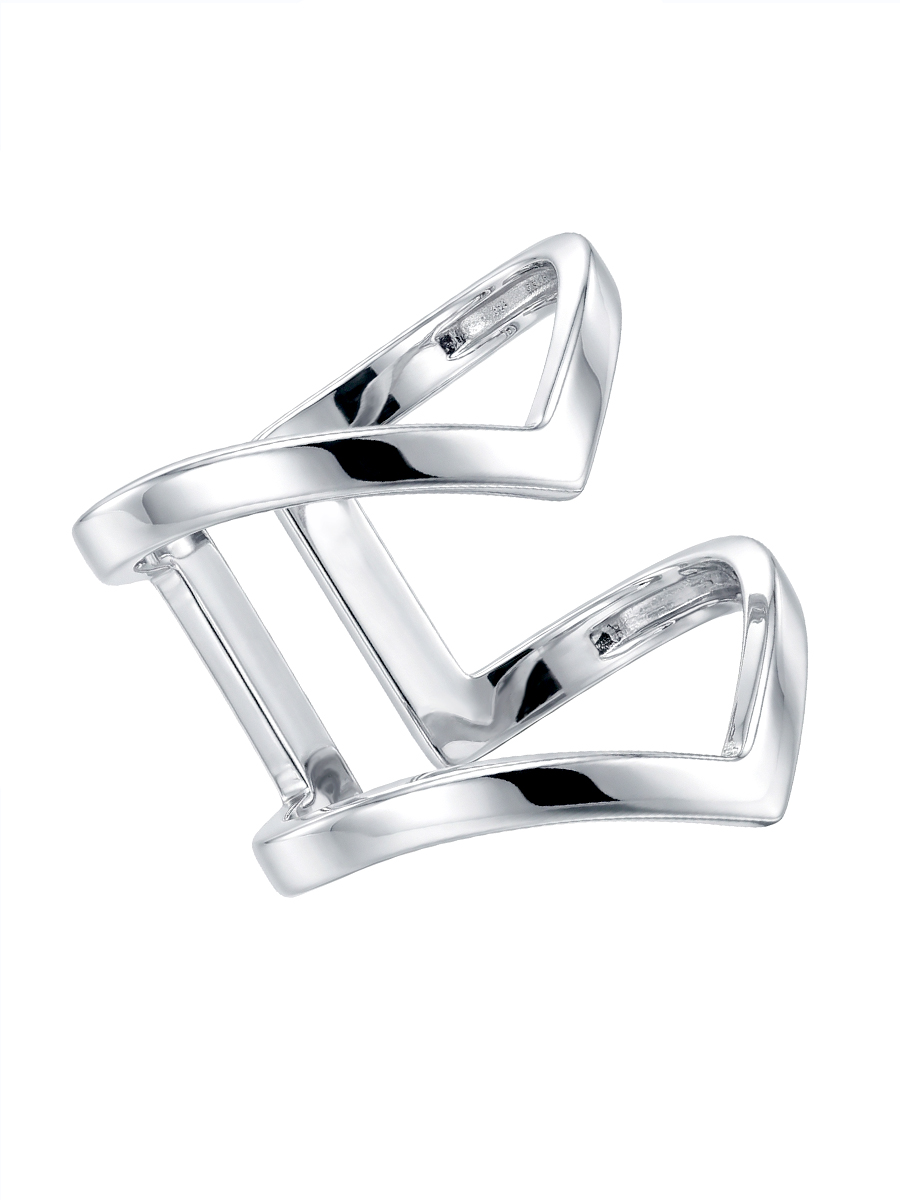 Кольцо на фалангу серебряное 925