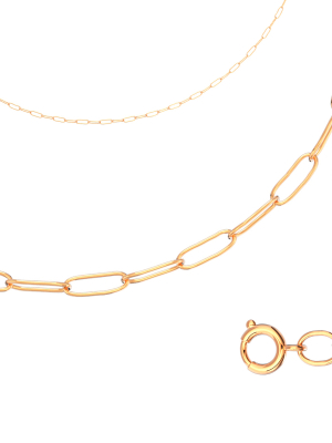 Цепь золотая 585 якорное плетение