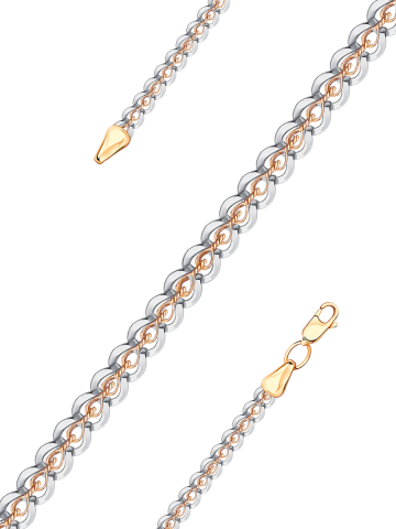 Браслет золотой 585 эксклюзивное плетение Фараон 5 мм