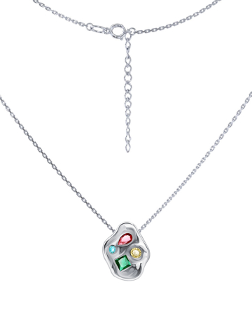 Колье из серебра 925 с кварцем