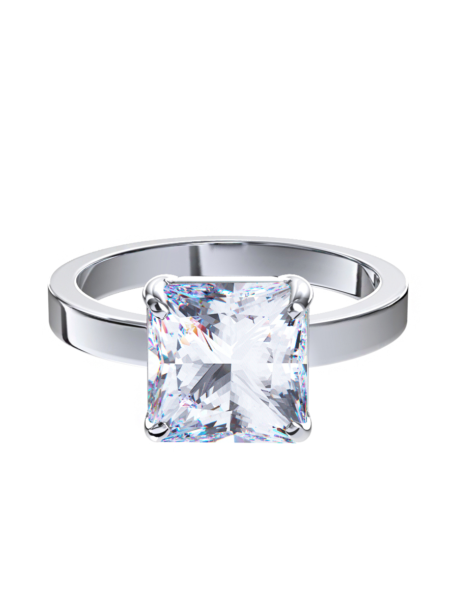 Кольцо из серебра 925 с фианитом | 1101689-00775