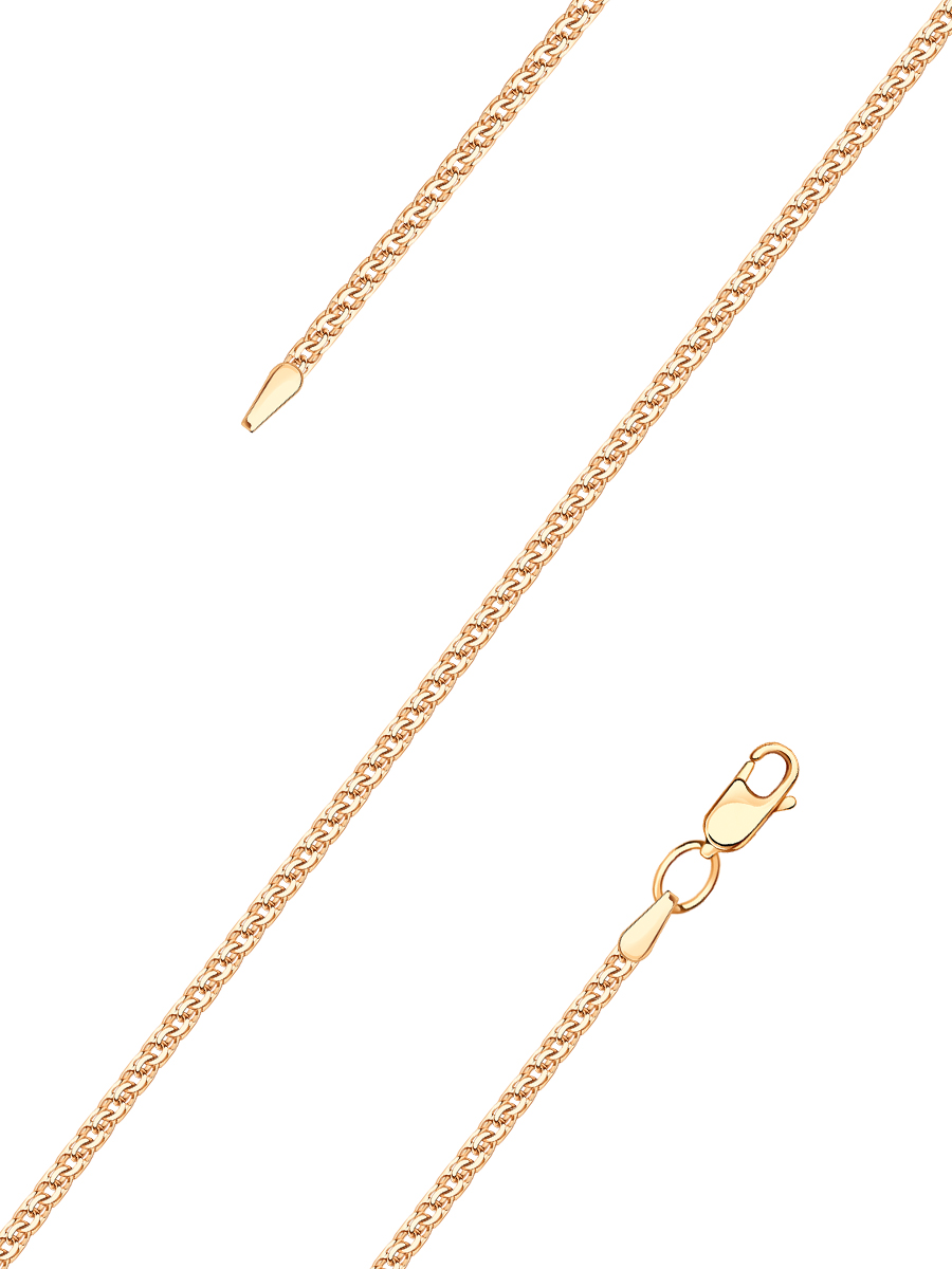 Браслет золотой 585 плетение Бисмарк 3 мм | 0741040-00240