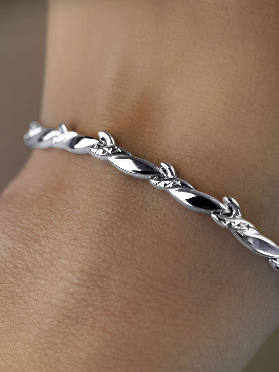 Браслет из серебра 925 без камней | 2530069-00245