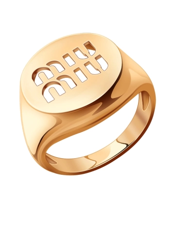 Золотая печатка 585 без камней