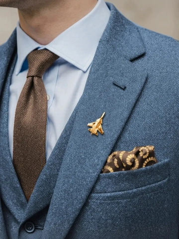 Значок сувенирный самолет СУ-35