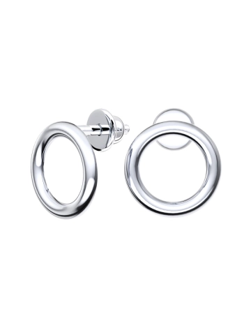 Серьги пусеты серебряные 925 