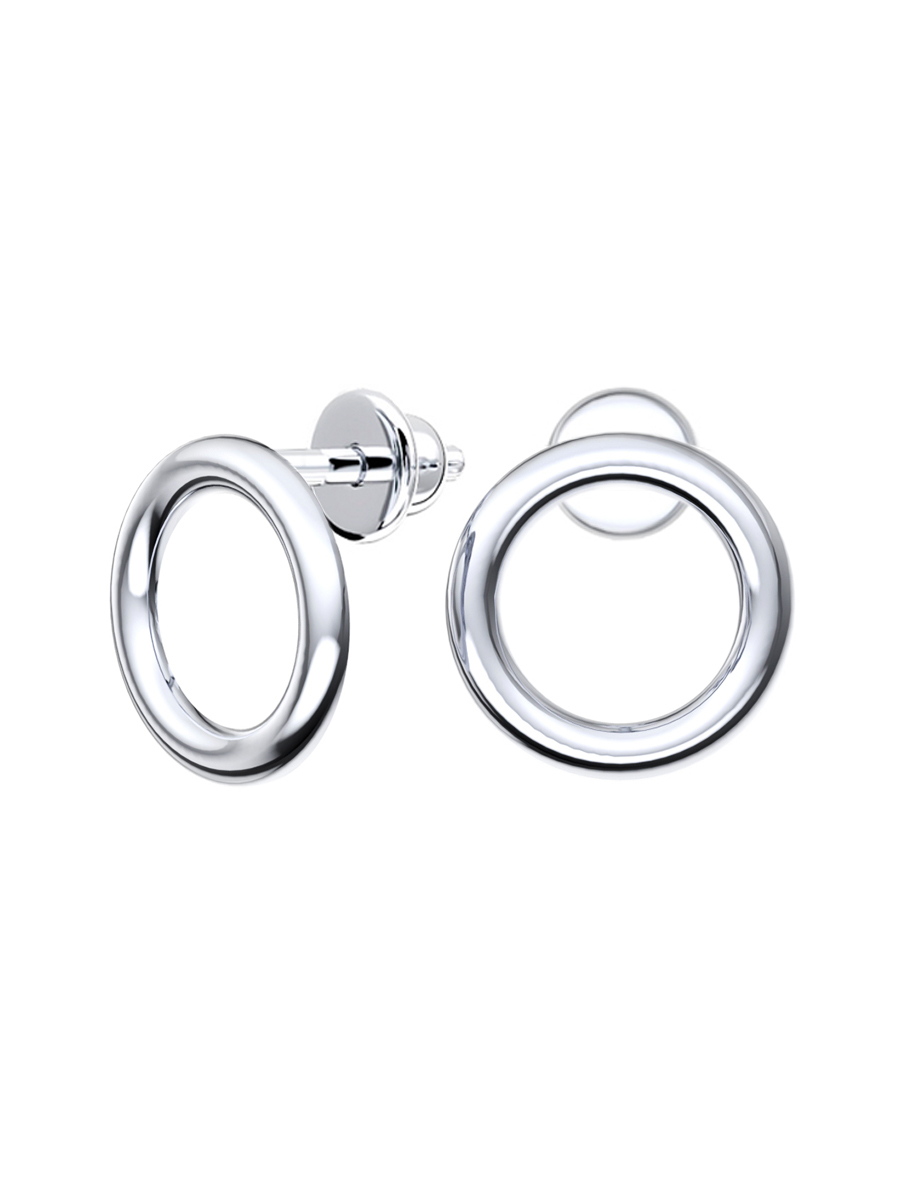 Серьги пусеты серебряные 925  | 6002166-00245
