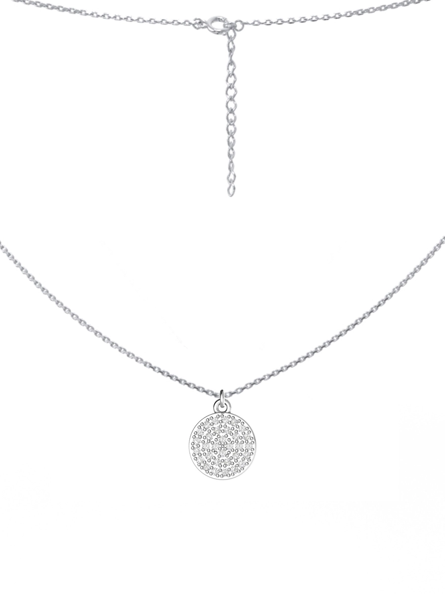 Колье из серебра 925 с камнями фианитами | 3121484-00775