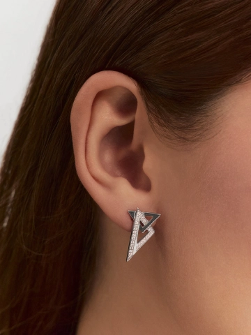 Серьги серебряные 925 с фианитами