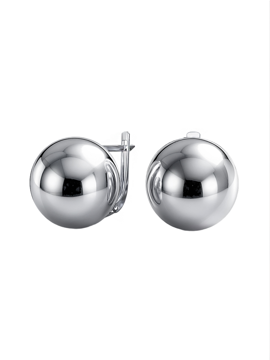Серьги из серебра 925 без камней | 0202114-00245