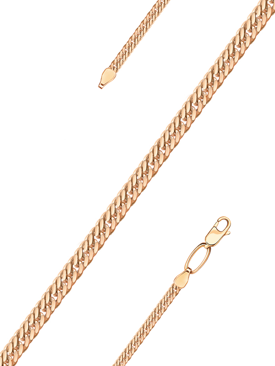 Браслет золотой 585 плетение Панцирное двойное 2,5 мм | 11050020118