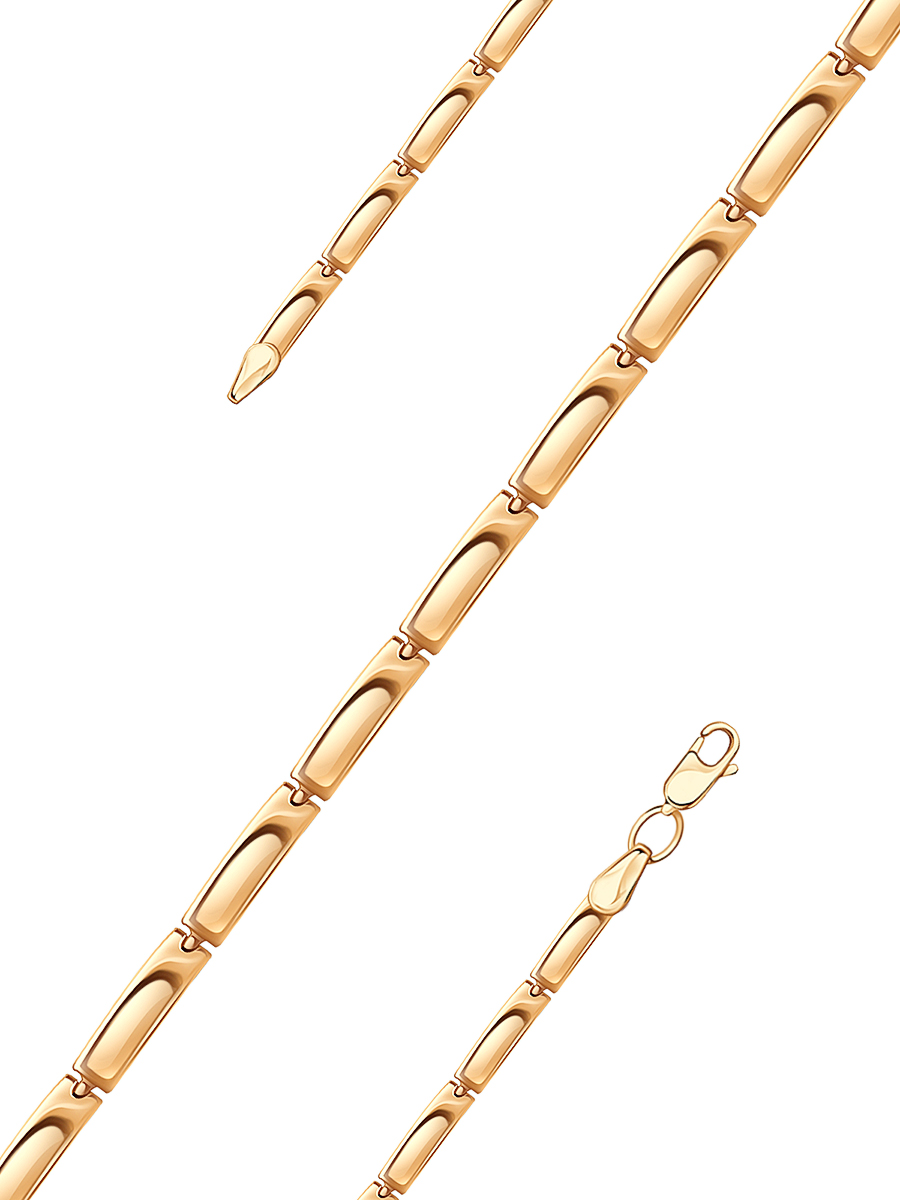 Браслет золотой 585 пробы 3 мм | 0710803-00240