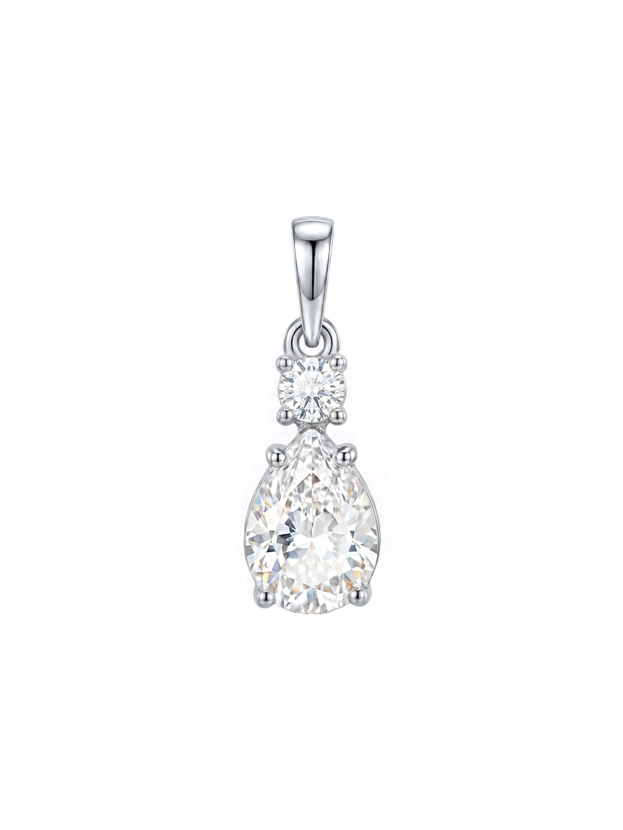 Подвеска серебряная 925 с фианитами  | 4101174-00775