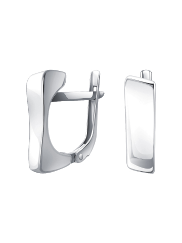 Серьги серебряные 925 без камней