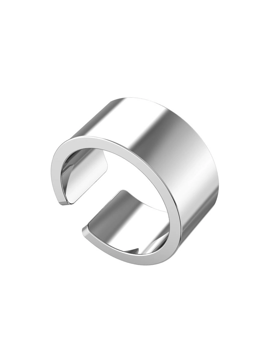 Серьга каффа из серебра 925 без камней | 0201379-00245