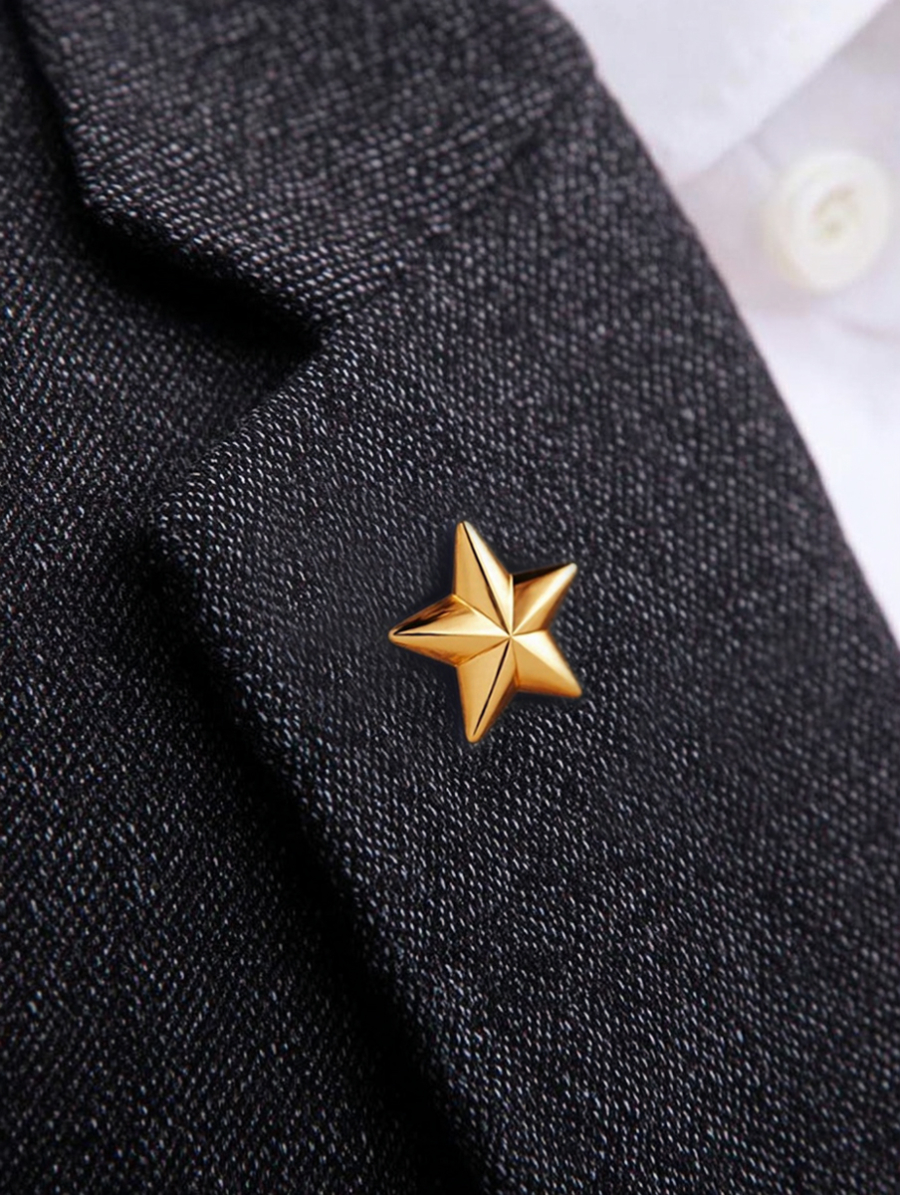 Звезда золотая 585 без камней  | 2810002-00246