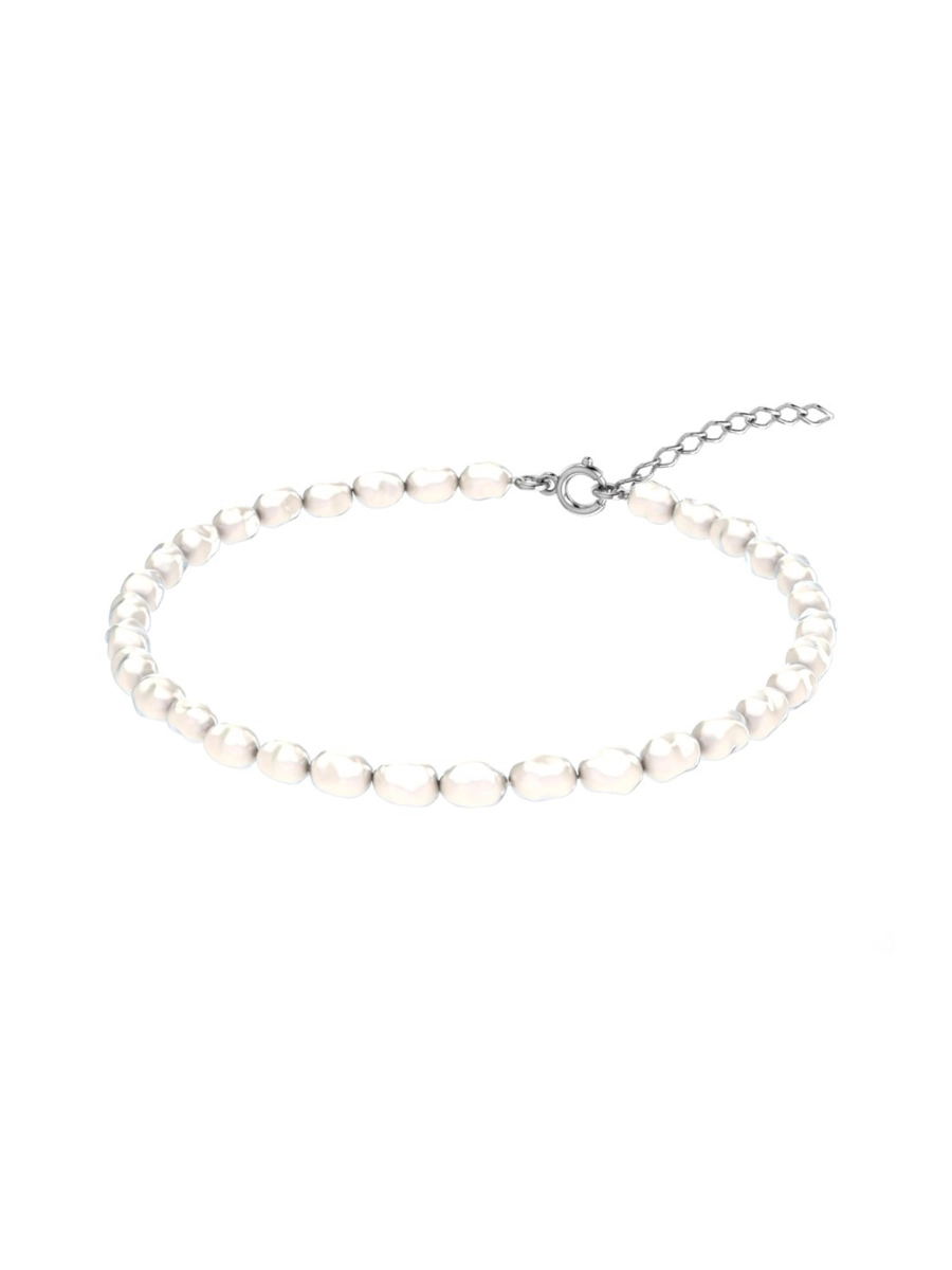 Браслет из серебра 925 с барочным жемчугом | 2200020-10365