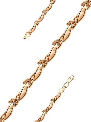 Браслет золотой 585 пробы 4,5 мм