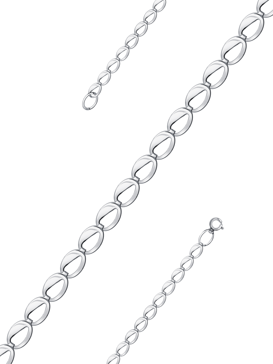 Браслет из белого золота 585 без камней | 0710043-00242