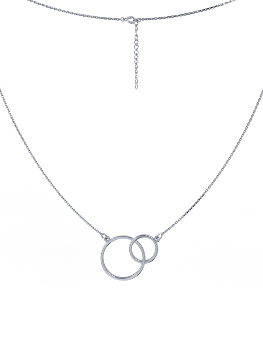 Колье круги из серебра 925 | 0320382-00245