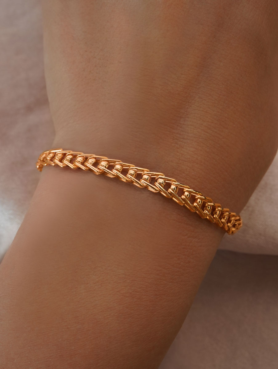 Браслет золотой 585 пробы 5 мм | 0710805-00240