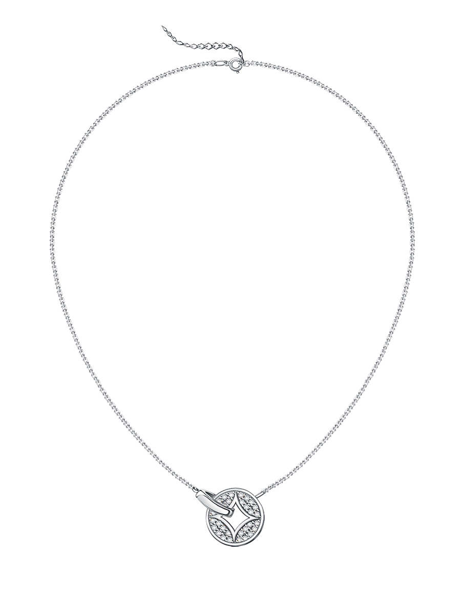 Колье из серебра 925 с фианитами | 3121601-00775