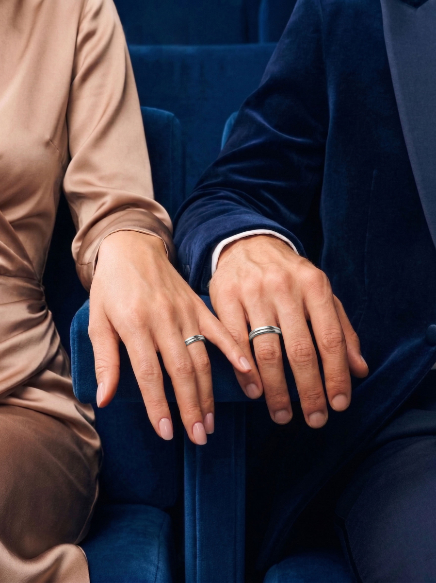 Кольцо обручальное из белого золота 585 без камней 4 мм | 1000020-00242