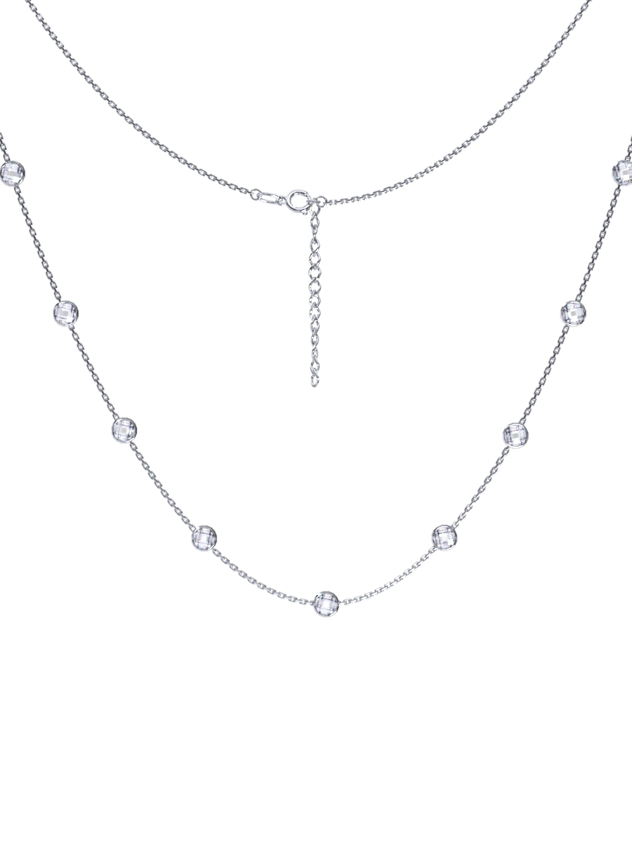 Колье из серебра 925 с камнями фианитами | 0310464-00775