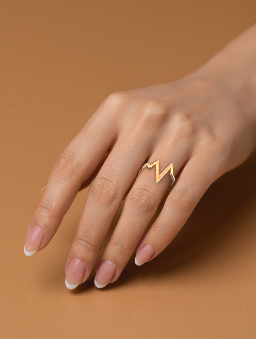 Кольцо золотое 585 на флангу  | 0101494-00240