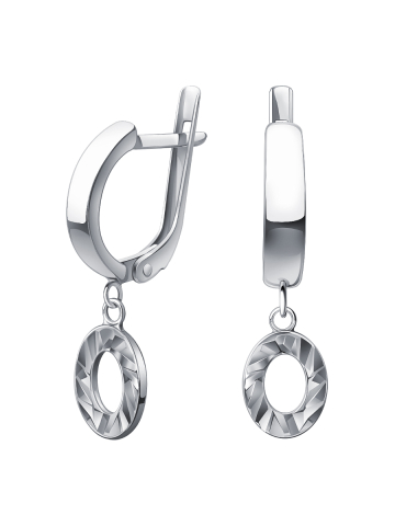 Серьги подвески серебряные 925 