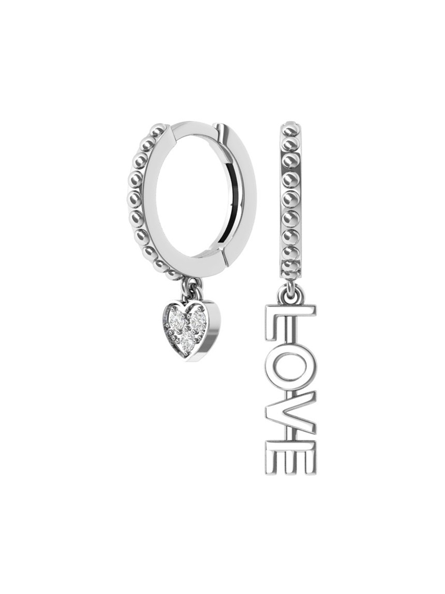 Серьги кольца серебряные 925   | 2101488-00775